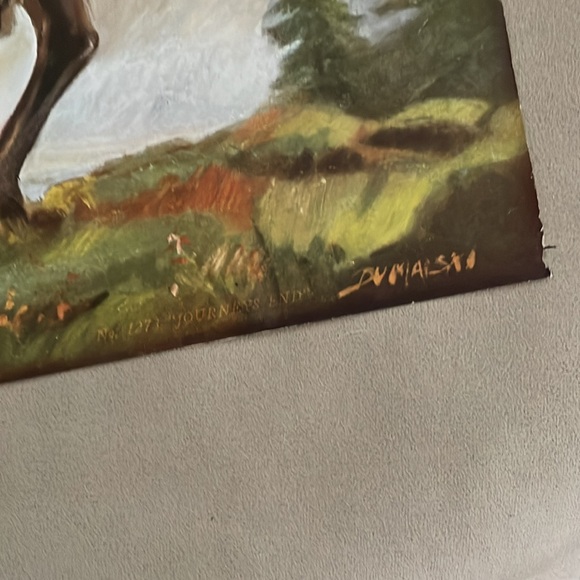 Vintage Lithograph Print by Dumalski! No 1273 “Journey’s End” - Picture 3 of 10